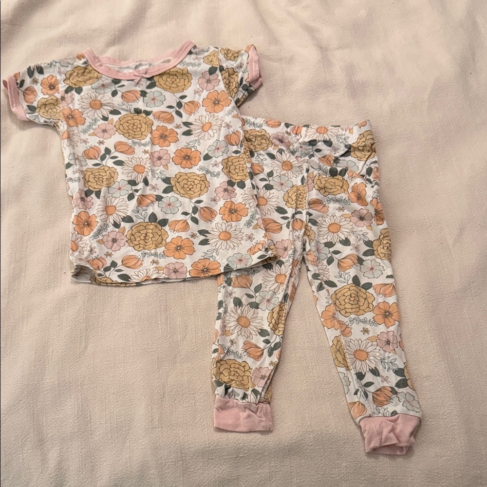 Floral Kids Pajama Set